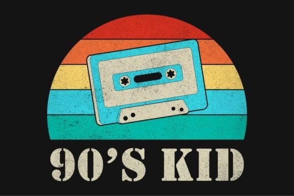90s Cassette Tape Vintage SVG T-shirt Graphics Crafts
