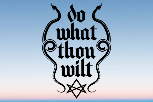 Do What Thou Wilt Thelema Symbol Graphics for Crafts