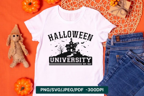 Halloween University Graphics for Crafts & Branding