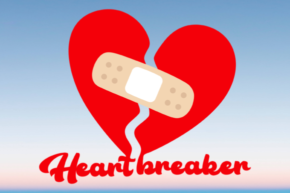 Heartbreaker Valentines Heart Svg Png: Graphics and Crafts