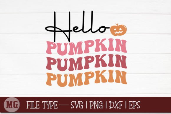 Hello Pumpkin - Halloween SVG: Graphics and Crafts Fusion