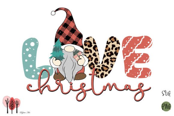 Love Christmas SVG PNG for Crafts and Graphics