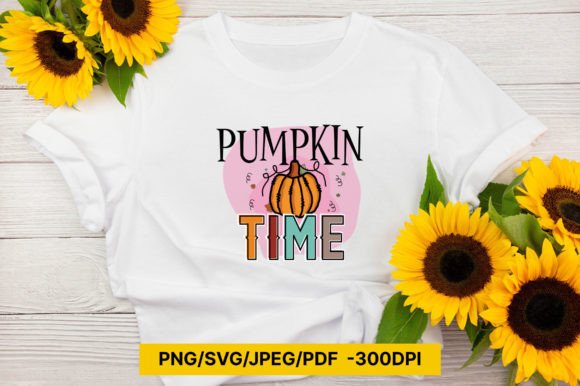 Pumpkin Time Sublimation PNG,SVG T Shirt