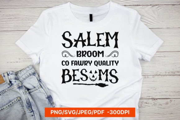 SALEM BROOM CO FAWRY QUALITY BESOMS SVG Graphics & Crafts