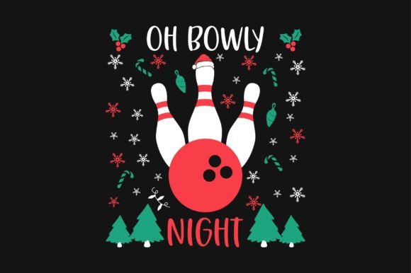 Santa Claus Bowling Sports SVG Vector Graphics