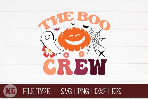 The Boo Crew - Halloween SVG: Graphics for Crafts