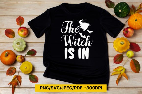 The Witch is in Halloween PNG, SVG